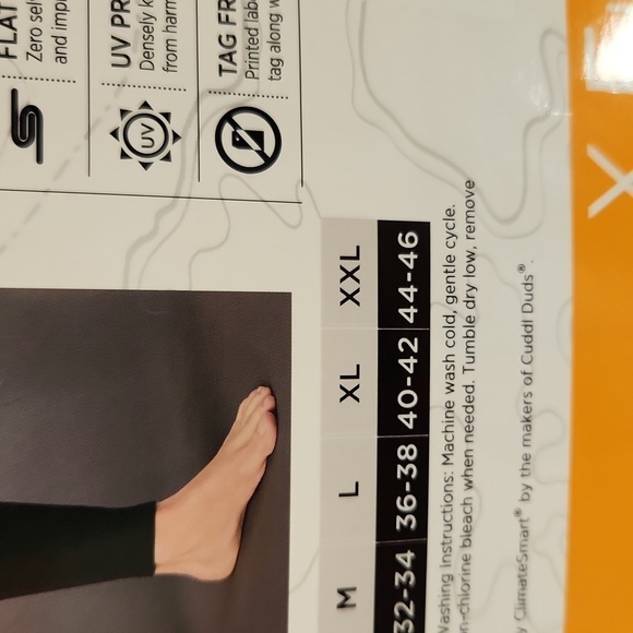 NWT Cuddl Duds men's performance baselayer pants - Picture 6 of 7